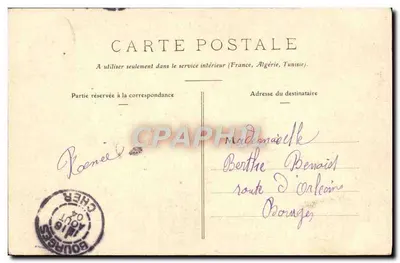 La Baule - O Chalet de St-Clair — editor A. Thuret, Nantes — Verso