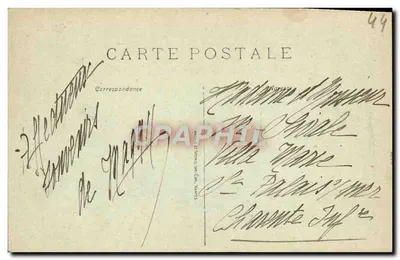 Côte d'Amour — La Baule (Loire-Inf.) — Godzina kąpieli — wydawca: G. Marti — Rewers