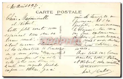 La Baule-sur-Mer (Loire-Inf.) — Vista generale della Spiaggia, in lontananza, la Punta di Pornichet — A. B. n°13 — Verso