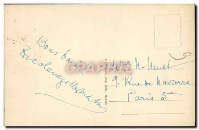 LA BAULE (Loire-Inf.) — Avenida dos Bétulos — F. Crapet, Nantes — Verso