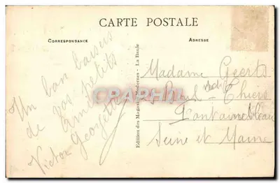 La Baule-sur-Mer — O Pequeno Bosque de Pinheiros e o Rem — Edição dos Magasins Modernes, n°43 — Verso
