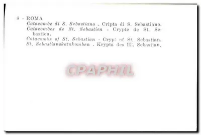 Katakomby św. Sebastiana — Krypta św. Sebastiana — nr 8 — Rewers