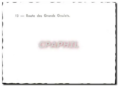Trasa Grands Goulets — widok panoramiczny między skałami — n°13 — Rewers