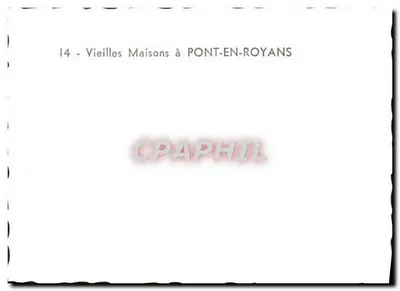 Velhas Casas em Pont-en-Royans — série n°14 — Verso