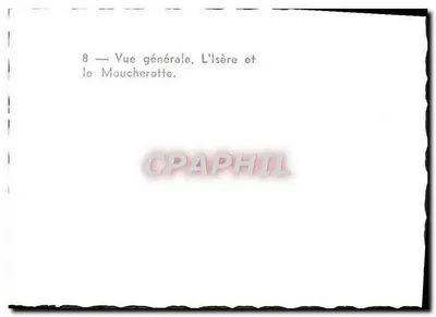 Visão geral — A Isère e o Moucherotte — Verso