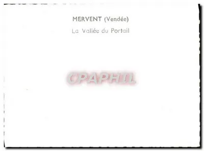 Mervent (Vendée) — La Vallée du Portail — Rewers