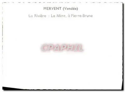 Mervent (Vendée) — Rzeka: La Mère, w Pierre-Brune — Rewers