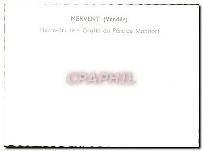 Grotta del Padre de Montfort — Mervent (Vendée) — Rewers