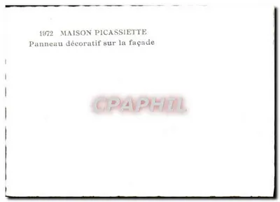 Dom Picassiette — fasada zdobiona mosaiką — — Rewers