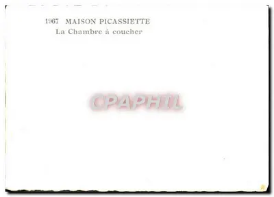 La Camera da letto — Maison Picassiette — 1967 — Verso