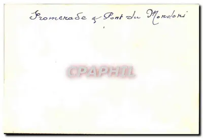 Promenada na mostku Mordoroni — widok miasta i mostu — n° 15 — Rewers