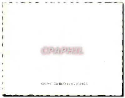 Genewa — Zatoka i Fontanna — Rewers