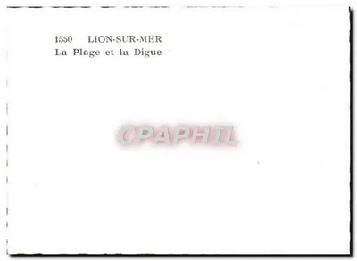 Lion-sur-Mer — Plaża i Dyka — n°1550 — Rewers