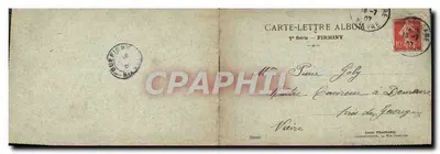Briefkarte-Album Firminy Saint Etienne und Umgebung — Rückseite