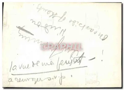 Miasto w ruinach — widok ulicy Paix — wydawca nieznany — Rewers