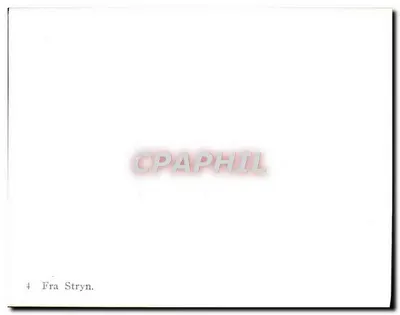 Bilhete postal moderno Fra Stryn — Verso