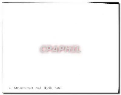 Strynsvattnet com o hotel Hjelle — Série 5 — Editor desconhecido — Verso