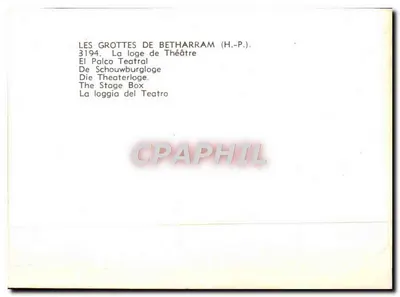 Jaskinie Betharram — Sala teatralna — 3194 — Rewers
