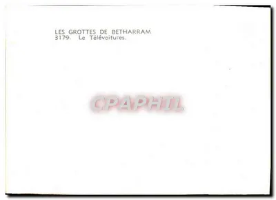 Jaskinie Betharram — Telewózki — n° 3179 — Rewers