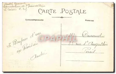 Le Croisic (Loire-Inf.) — Panorama verso la Darsena e la Baia preso dal Campanile — Collezione F. Chapeau, n°3 — Verso