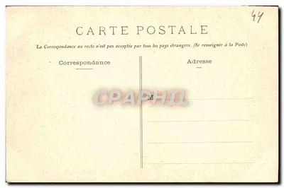 Le Croisic - A Grande Côte - O Mar — Coleção A. Thuret (de Nantes) — Verso