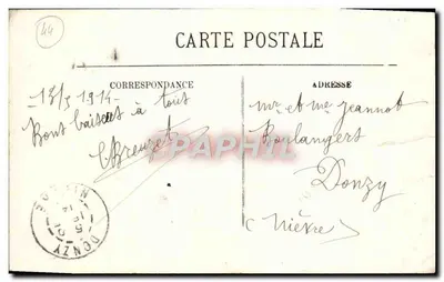 Le Croisic — Efeito das Ondas — LL. n° 4051 — Verso