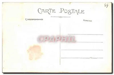 Le Croisic (Loire-Inf.) — Skaliste wybrzeże Grande Côte — Zbiór F. Chapeau, Nantes - 6e mille — Rewers