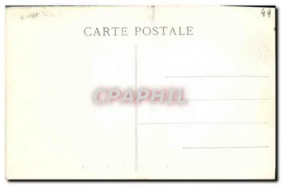 Le Croisic (Loire-Inf.) — Portal norte de la iglesia de Nuestra Señora de la Misericordia — Colección F. Chapeau, Nantes, n°24 — Reverso