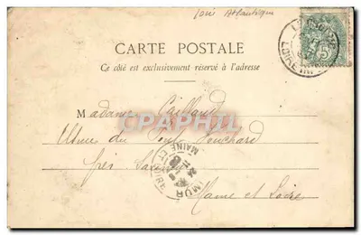 Le Croisic - La Grande Côte - Studio di Rocce — A. Thuret, collezione A. Thuret Neutes — Verso