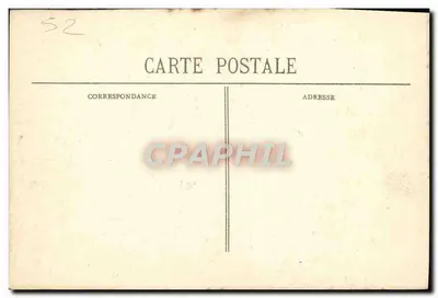 Saint-Vaast-la-Hougue (Manche) — O Forte da Hougue em um Dia de Tempestade — Cliché A. V., Coleção L. G. B., Saint-Pierre-Eglise — Verso