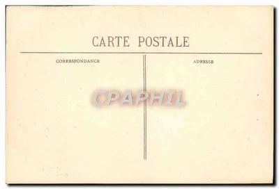 Saint-Vaast-la-Hougue (Manche) — A Forte da Hougue em um Dia de Tempestade — Cliché A. V., Coleção L. G. B., Saint-Pierre-Eglise — Verso
