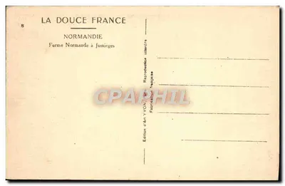 Fattoria Normanna a Jumièges — La Dolce Francia — Edizione d'Arte YVON — Verso
