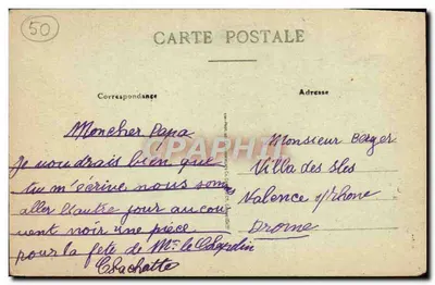 Castelo de TOURLAVILLE — Facha Septentrional — Édita Légeratier, R69 — Verso