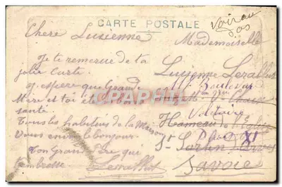 En Normandie — La Traite — E. Roussel, edit Argentan — Reverso