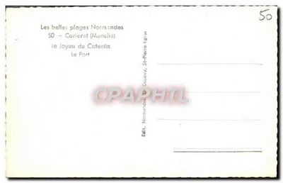 Słodki kamień Cotentinu — Carieret (Manche) — Wyd. Goubey, St-Pierre — Rewers