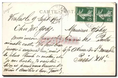 La Lozère pittoresque — Cascade de la Zourdouze — Édition Boissier, receveur-buraliste — Back