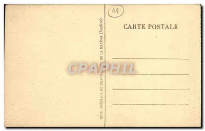 Gorges du Tarn — Roque Aiguille — Éditeur : Édit. Spéciale du Grand Hôtel de La Malène (Lozère) n°153 — Verso