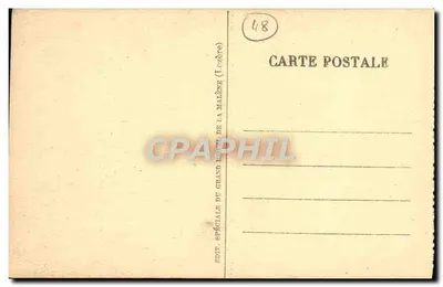 Przejście Soucy, Roque Sourde i Chaos Piekieli — Wydawca: Grand Hôtel de la Malène (Lozère), nr 125 — Rewers