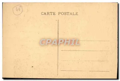 Aven Armand, Causse Méjean (Lozère) — Pod wielką stalagmitą — Foto A. Martel, Drukarnia Artières i J. Maury, Millau (Aveyron) — Rewers