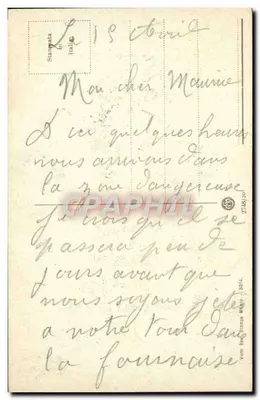 Milão — Foro Bonaparte e Monumento a Garibaldi — Impresso na Itália — Verso