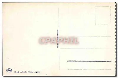 Velario sul lago — vista di Lugano — Eredi Alfredo Finzi, Lugano — Verso