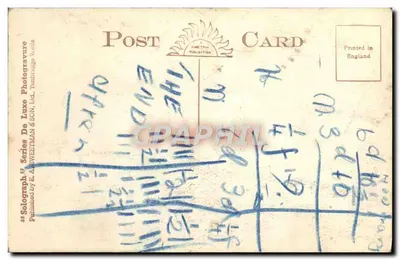 Totnes e Rio Dart — vista aérea — E. A. Sweetman & Son, Ltd., Tunbridge Wells, n° 5956 — Verso