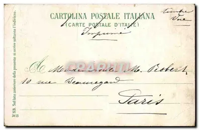 Cava dei Tirreni — Panorama del Corpo di Cava — Edit. E. Ragozino, Napoli — Rewers