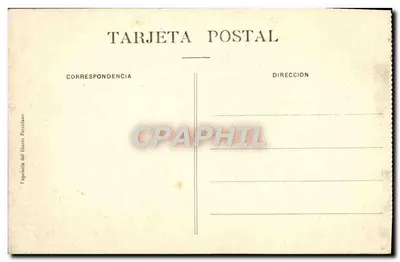 Ferrol — Poort van het arsenal van de kades — uitgever Lapeteria del Diario Ferrolano — Achterkant