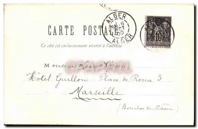 Alger — Wyższe szkoły — J. Geiser, Fot., Alger — Rewers