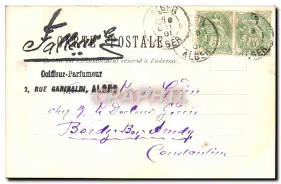 Widok miasta Algier — Hotel Royal, Bulwar Republiki — J. Geiser, fot. Algier — Rewers