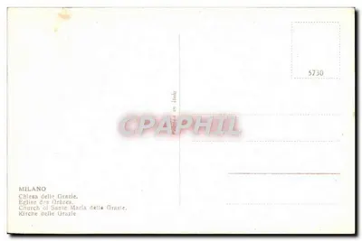 Mediolan — Kościół Świętych Męczenników (Chiesa delle Grazie) — n°5730 — Rewers