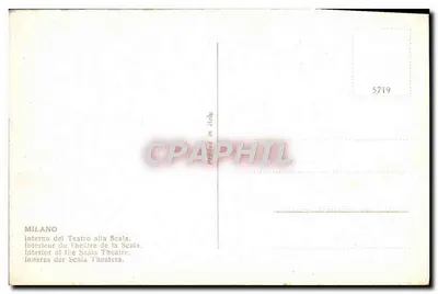 मिलानो — स्केला थिएटर के अंदर — 5719 — पीछे