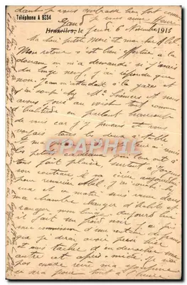 Bruxelas — Casa Aug. Diefenthal-E — editor G. Guilleminot — Verso