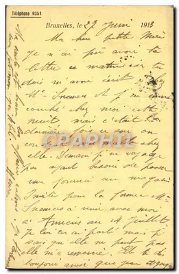 Entier Diefenthal Fournitures générales pour l'optique et la Photographie Avenue du Midi Bruxelles Optique — Verso